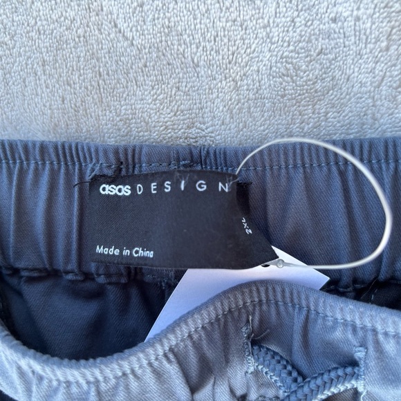 ASOS Blue Joggers Relaxed Fit Elastic Waistband - Picture 7 of 13